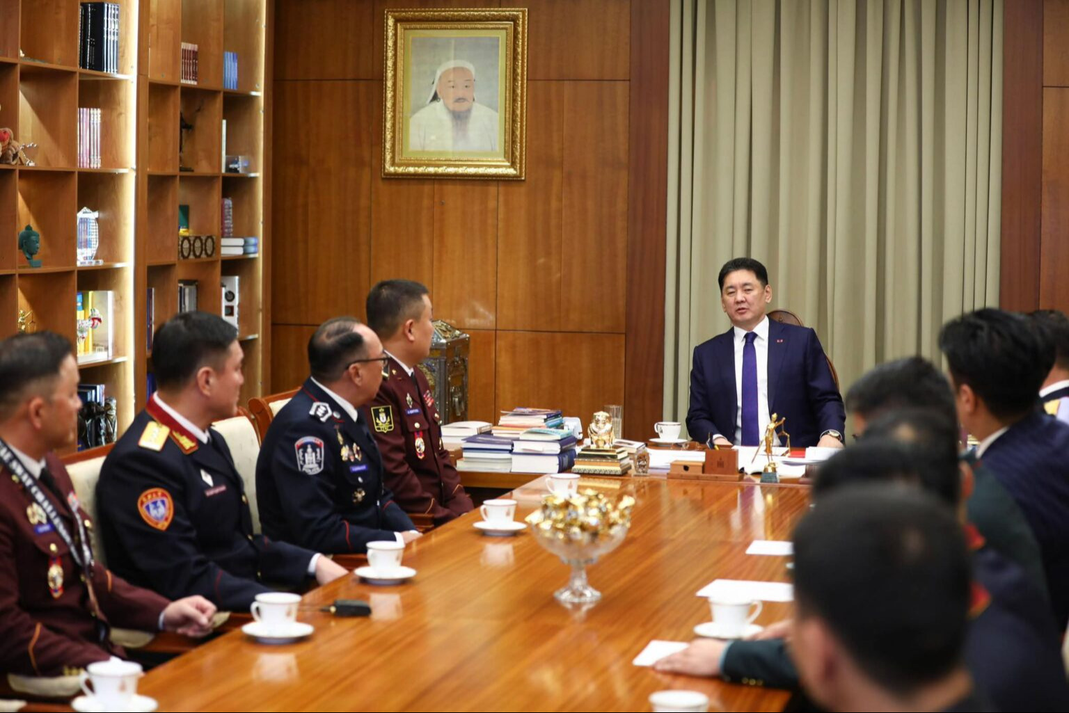 Ерөнхийлөгч У.Хүрэлсүх “SWAT CHALLENGE” тэмцээнд амжилттай оролцсон тамирчдад талархал илэрхийллээ